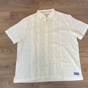 Scotch & Soda Short Sleeve Pintuck Shirt Size XL